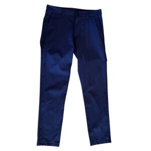 Rhone Mens Pants Navy Blue Slim Fit Tech Size 28